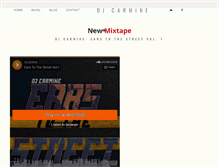 Tablet Screenshot of djcarmine.com